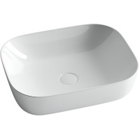 Раковина Ceramicanova CN6008 50.5 x 40.5 x 14 см, накладная, прямоугольная, без перелива, сантехфарфор