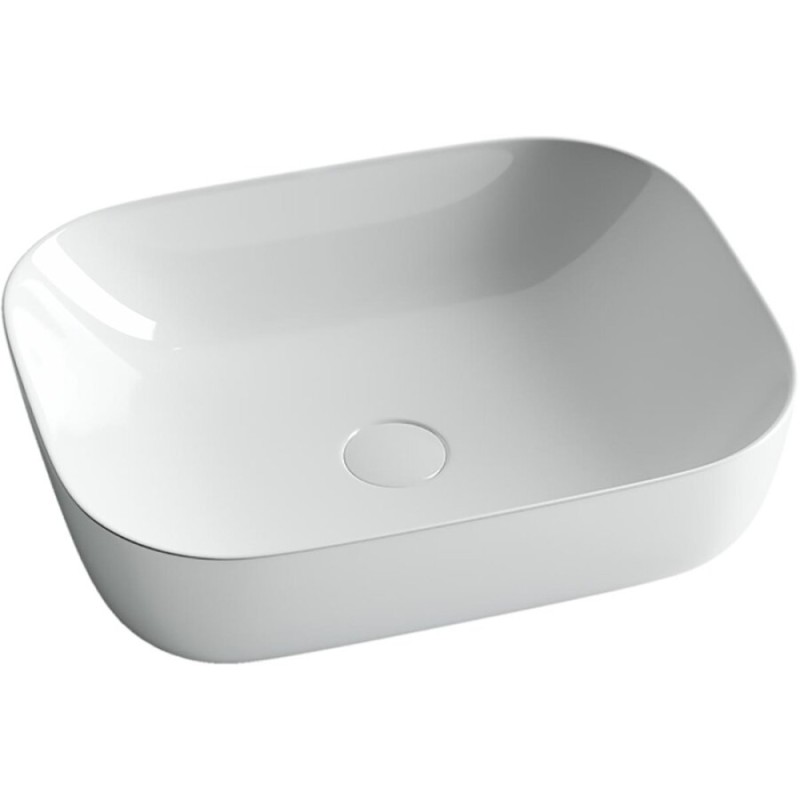 Раковина Ceramicanova CN6008 50.5 x 40.5 x 14 см, накладная, прямоугольная, без перелива, сантехфарфор