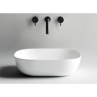 Раковина Ceramicanova CN6009, чаша 45,5х32,5х13,5 см, накладная, прямоугольная, сантехфарфор