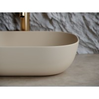 Раковина Ceramicanova Element накладная, 45.5 х 32.5 см, капучино матовый, CN6009MC, сантехфарфор