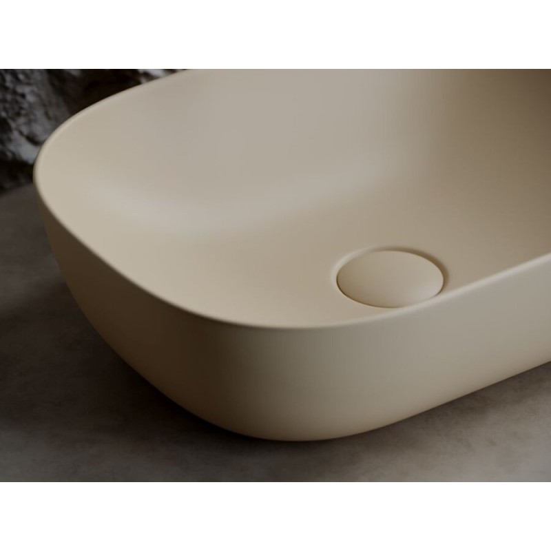 Раковина Ceramicanova Element накладная, 45.5 х 32.5 см, капучино матовый, CN6009MC, сантехфарфор