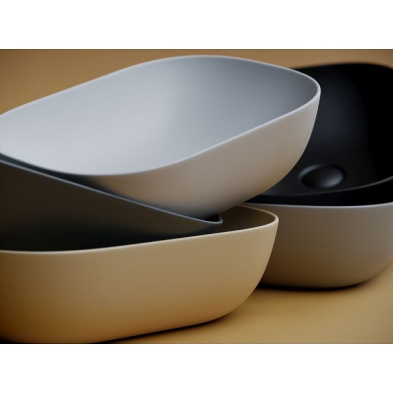 Раковина Ceramicanova Element накладная, 45.5 х 32.5 см, капучино матовый, CN6009MC, сантехфарфор