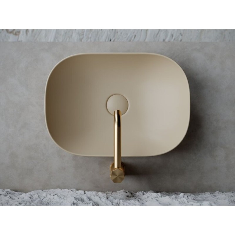 Раковина Ceramicanova Element накладная, 45.5 х 32.5 см, капучино матовый, CN6009MC, сантехфарфор