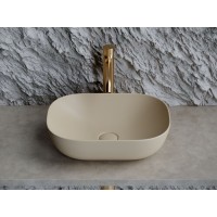 Раковина Ceramicanova Element накладная, 45.5 х 32.5 см, капучино матовый, CN6009MC, сантехфарфор