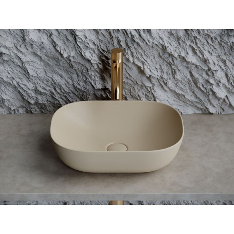 Раковина Ceramicanova Element накладная, 45.5 х 32.5 см, капучино матовый, CN6009MC, сантехфарфор