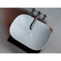 Раковина Ceramicanova Element накладная, 45.5 х 32.5 см, белый матовый, CN6009MW, сантехфарфор