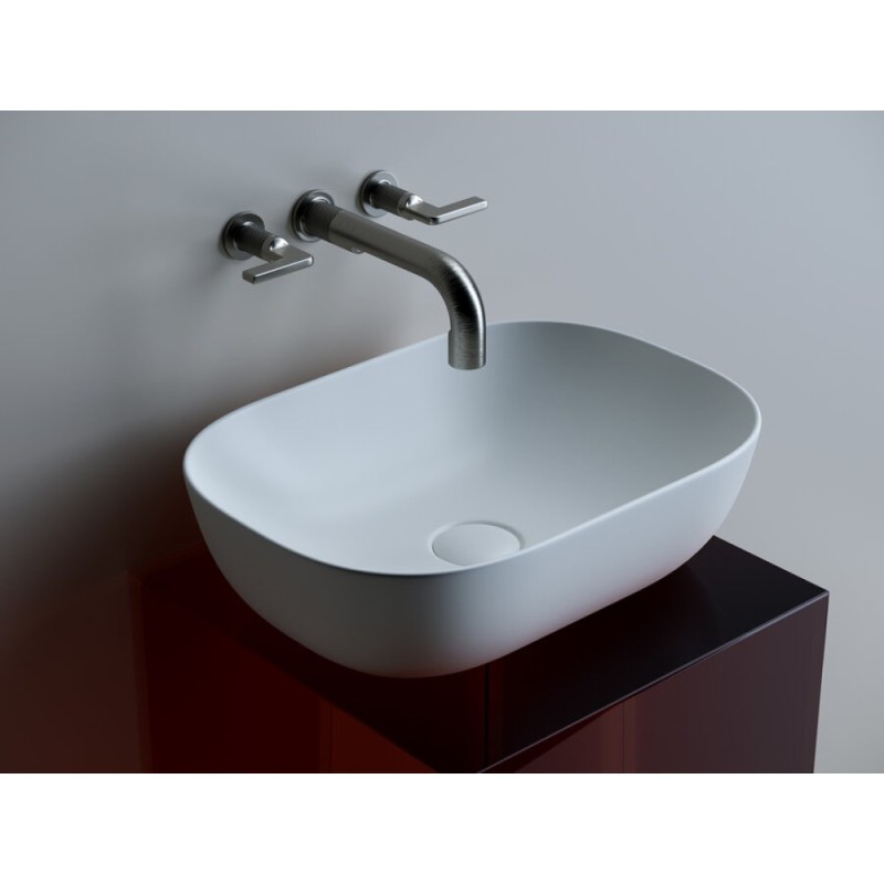 Раковина Ceramicanova Element накладная, 45.5 х 32.5 см, белый матовый, CN6009MW, сантехфарфор