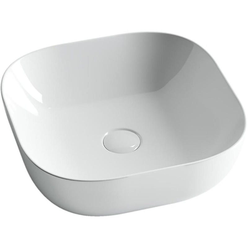 Раковина Ceramicanova CN6010 41.5 x 41.5 x 14.5 см, накладная, квадратная, без перелива, сантехфарфор