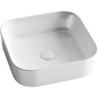 Раковина Ceramicanova CN6012 38.5 x 38.5 x 13.5 см, накладная, квадратная, без перелива, сантехфарфор