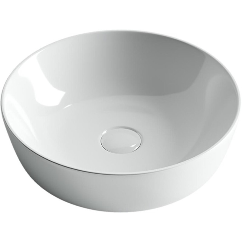 Раковина Ceramicanova CN6013 41.5 x 41.5 x 13.5 см, накладная, круглая, без перелива, сантехфарфор