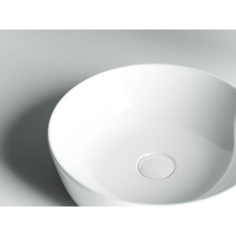 Раковина Ceramicanova CN6013 41.5 x 41.5 x 13.5 см, накладная, круглая, без перелива, сантехфарфор