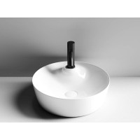Раковина Ceramicanova CN6014 43.5 x 43.5 x 13.5 см, накладная, круглая, без перелива, сантехфарфор