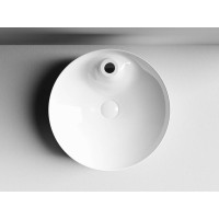 Раковина Ceramicanova CN6014 43.5 x 43.5 x 13.5 см, накладная, круглая, без перелива, сантехфарфор