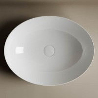 Раковина Ceramicanova Element CN6017, 52 x 39.5 x 13 см, накладная, белая, сантехфарфор