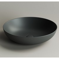 Раковина Ceramicanova Element 52 x 39.5 x 13 см, накладная, тёмный антрацит матовый, CN6017MDH, сантехфарфор