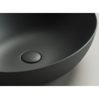 Раковина Ceramicanova Element 52 x 39.5 x 13 см, накладная, тёмный антрацит матовый, CN6017MDH, сантехфарфор