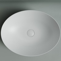 Раковина Ceramicanova Element 52 x 39.5 x 13 см, накладная, белая матовая, CN6017MW, сантехфарфор