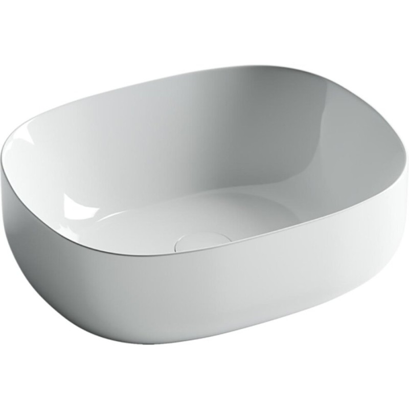 Раковина Ceramicanova Element CN6018 46 х 35 х 15.5 см, накладная, овальная, без перелива, сантехфарфор