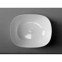 Раковина Ceramicanova Element CN6018 46 х 35 х 15.5 см, накладная, овальная, без перелива, сантехфарфор