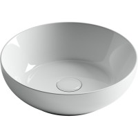 Раковина Ceramicanova Element CN6020, 37 x 37 x 11 см, накладная, круглая, без перелива, сантехфарфор