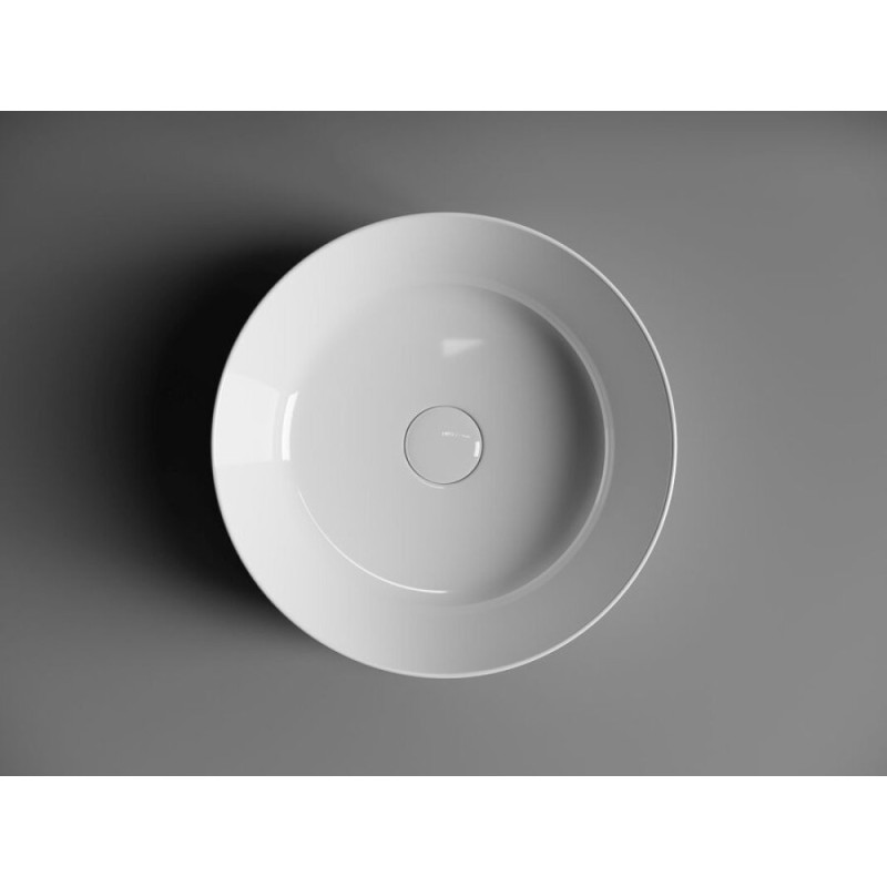 Раковина Ceramicanova Element CN6020, 37 x 37 x 11 см, накладная, круглая, без перелива, сантехфарфор