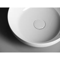 Раковина Ceramicanova Element CN6020, 37 x 37 x 11 см, накладная, круглая, без перелива, сантехфарфор
