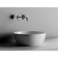 Раковина Ceramicanova Element CN6021, 41 x 41 x 14.5 см, накладная, круглая, без перелива, сантехфарфор