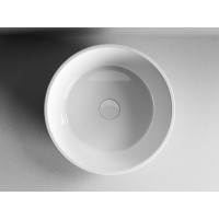 Раковина Ceramicanova Element CN6021, 41 x 41 x 14.5 см, накладная, круглая, без перелива, сантехфарфор