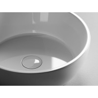 Раковина Ceramicanova Element CN6021, 41 x 41 x 14.5 см, накладная, круглая, без перелива, сантехфарфор