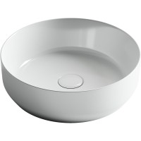 Раковина Ceramicanova Element CN6022 39 x 39 x 12 см, накладная, круглая, без перелива, сантехфарфор