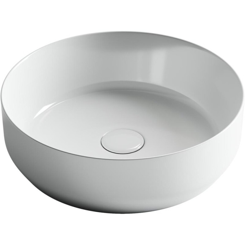 Раковина Ceramicanova Element CN6022 39 x 39 x 12 см, накладная, круглая, без перелива, сантехфарфор