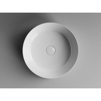 Раковина Ceramicanova Element CN6022 39 x 39 x 12 см, накладная, круглая, без перелива, сантехфарфор
