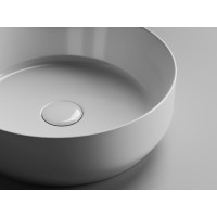 Раковина Ceramicanova Element CN6022 39 x 39 x 12 см, накладная, круглая, без перелива, сантехфарфор