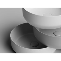 Раковина Ceramicanova Element CN6022 39 x 39 x 12 см, накладная, круглая, без перелива, сантехфарфор