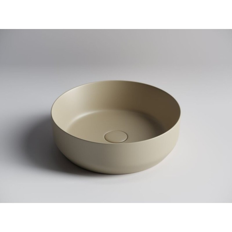 Раковина Ceramicanova Element CN6022MC 39 x 39 x 12 см, накладная, круглая, без перелива, сантехфарфор