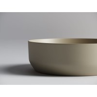 Раковина Ceramicanova Element CN6022MC 39 x 39 x 12 см, накладная, круглая, без перелива, сантехфарфор