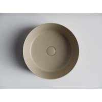 Раковина Ceramicanova Element CN6022MC 39 x 39 x 12 см, накладная, круглая, без перелива, сантехфарфор