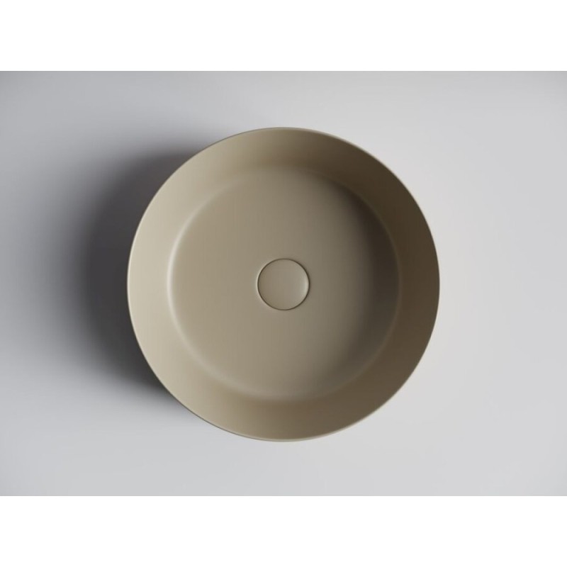 Раковина Ceramicanova Element CN6022MC 39 x 39 x 12 см, накладная, круглая, без перелива, сантехфарфор