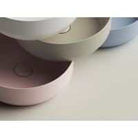 Раковина Ceramicanova Element CN6022MC 39 x 39 x 12 см, накладная, круглая, без перелива, сантехфарфор