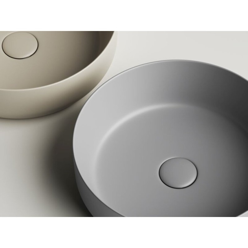 Раковина Ceramicanova Element CN6022MC 39 x 39 x 12 см, накладная, круглая, без перелива, сантехфарфор