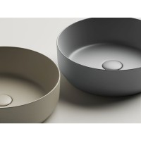 Раковина Ceramicanova Element CN6022MC 39 x 39 x 12 см, накладная, круглая, без перелива, сантехфарфор
