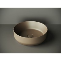 Раковина Ceramicanova Element CN6022MDB 39 x 39 x 12 см, накладная, круглая, без перелива, сантехфарфор