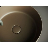 Раковина Ceramicanova Element CN6022MDB 39 x 39 x 12 см, накладная, круглая, без перелива, сантехфарфор