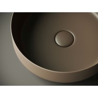 Раковина Ceramicanova Element CN6022MDB 39 x 39 x 12 см, накладная, круглая, без перелива, сантехфарфор