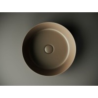 Раковина Ceramicanova Element CN6022MDB 39 x 39 x 12 см, накладная, круглая, без перелива, сантехфарфор