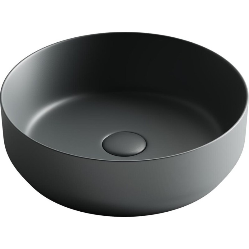 Раковина Ceramicanova Element CN6022MDH 39 x 39 x 12 см, накладная, круглая, без перелива, сантехфарфор