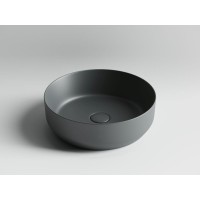 Раковина Ceramicanova Element CN6022MDH 39 x 39 x 12 см, накладная, круглая, без перелива, сантехфарфор