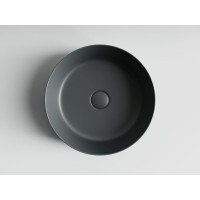 Раковина Ceramicanova Element CN6022MDH 39 x 39 x 12 см, накладная, круглая, без перелива, сантехфарфор