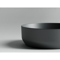 Раковина Ceramicanova Element CN6022MDH 39 x 39 x 12 см, накладная, круглая, без перелива, сантехфарфор