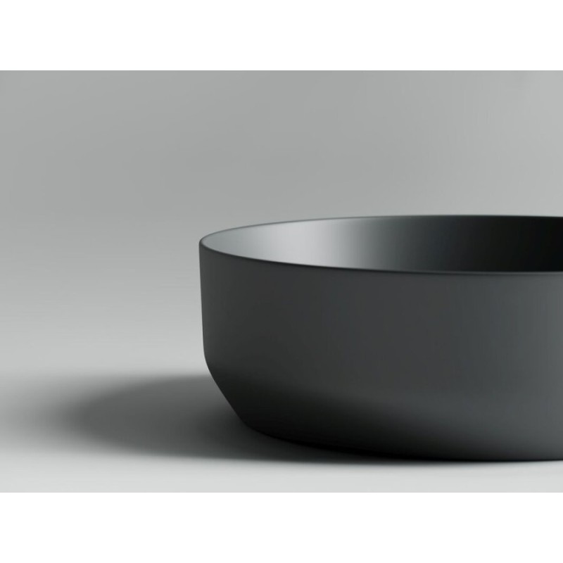Раковина Ceramicanova Element CN6022MDH 39 x 39 x 12 см, накладная, круглая, без перелива, сантехфарфор